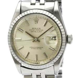 ROLEX Datejust 1603 Stainless Steel Automatic Mens Watch Vintage